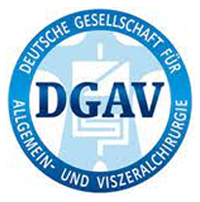 Logo der "Deutsche Gesellschaft für Allgemein- und Viszeralchirurgie" (DGAV).