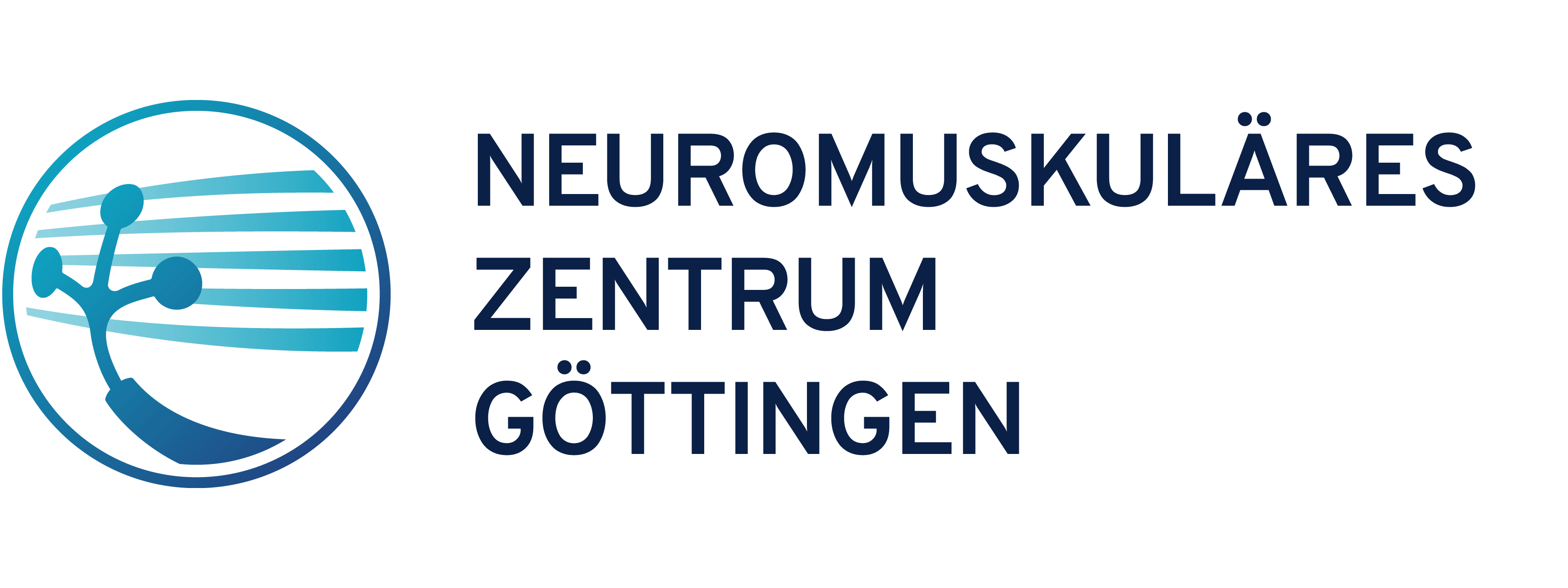 Logo des Neuromuskulären Zentrums Göttingen mit stilisiertem Nerven-Motiv.